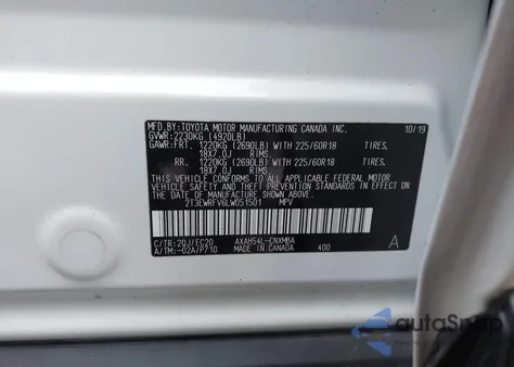 2020 Toyota Rav4 Hybrid Xse from USA, damaged, VIN 2T3EWRFV6LW051501